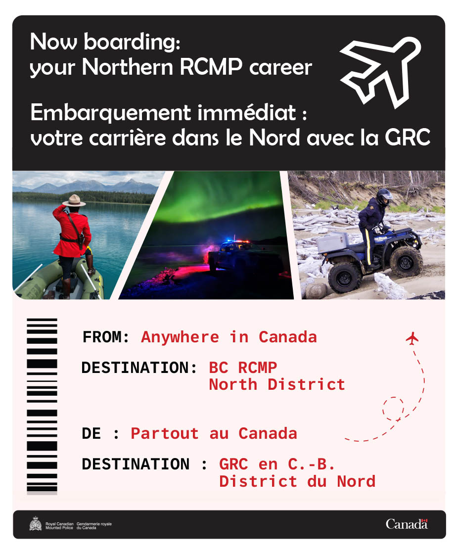 -	Embarquement immédiat : votre carrière dans le Nord avec la GRC